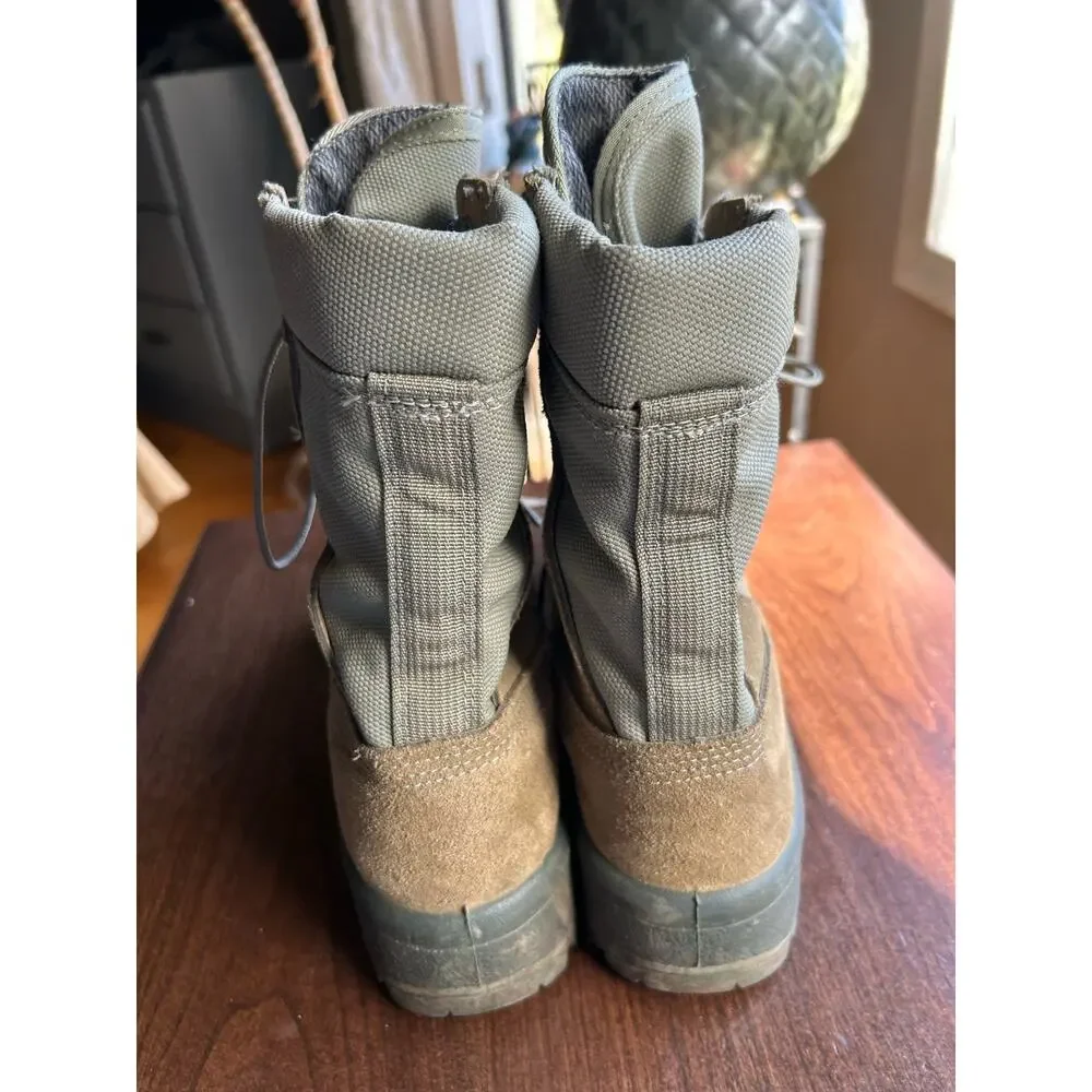 Belleville AFTW Air Force combat boots sage green suede men’s size 8